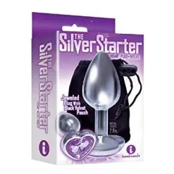 The Silver Starter – Plug Anale Avec Bijou En Coeur – Icon Brands -Pour couple boutique The Silver Starter Plug Anale avec Bijou en Coeur Icon Brands 1