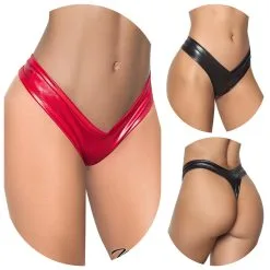 Thong Échancré En Wetlook – 1095 – Mapalé