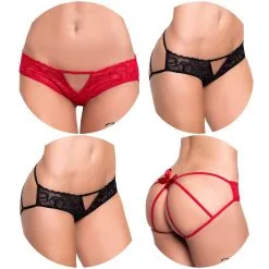 Mapalé Thong En Dentelle – Dentelle Avec Multi-Sangles – 113 – Mapalé