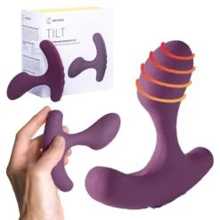 Tilt – Masseur Point G Ou P Ou Anale – Vibrant/Chauffant – Lora Dicarlo