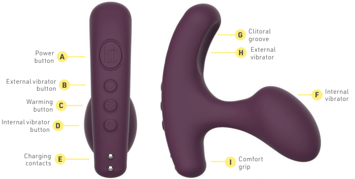 Tilt – Masseur Point G Ou P Ou Anale – Vibrant/Chauffant – Lora Dicarlo 3 Tilt – Masseur Point G Ou P Ou Anale – Vibrant/Chauffant – Lora Dicarlo – Image 3