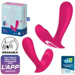 Top Secret – Vibrateur Portable Avec Application – Bluetooth – Satisfyer