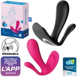 Top Secret+ – Vibrateur Portable Avec Application – Bluetooth – Satisfyer