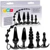 Try-Curious Anal Plug Kit Black – Ensemble De Jouets Anaux – Icon Brands