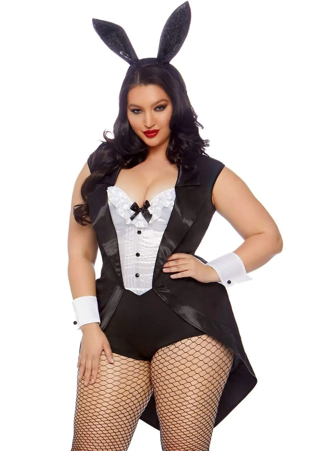 Tuxedo Bunny – 86832X – Grande Taille – Leg Avenue 2 Tuxedo Bunny – 86832X – Grande Taille – Leg Avenue – Image 2