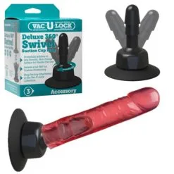 Vac-U-Lock Deluxe 360° Swivel Suction Cup Plug â Accessoire Vac-U-Lock â Doc Jonhson