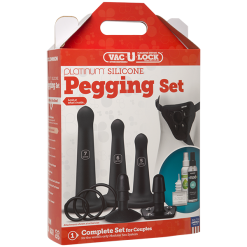 Silicone Pegging Set – Harnais Vac-U-Lock – Doc Jonhson