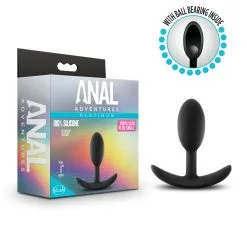 Vibra Slim Plug Small – Anal Adventures Platinum – Plug Anale – Blush