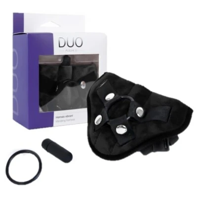 Vibrating Harness – Harnais Vibrant – Duo – Adore U 2 Vibrating Harness – Harnais Vibrant – Duo – Adore U – Image 2