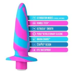 Vibrotize – Avant – Plug Anale Vibrante Rechargeable – Blush -Pour couple boutique Vibrotize Avant Plug Anale Vibrante Rechargeable Blush 5