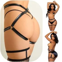 Wet Look O-Ring Butt Harness – 4035 – Kink – Leg Avenue