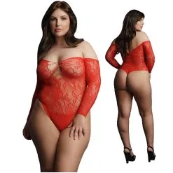 Wonder Rhinestone Bodysuit – 004X – Grande Taille – Le Désir