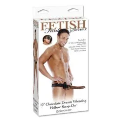 Chocolate Dream Vibrating Hollow Strap-On â ProthĂšse PĂ©nienne â Fetish Fantasy Series