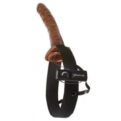 Chocolate Dream Vibrating Hollow Strap-On – Prothèse Pénienne – Fetish Fantasy Series -Pour couple boutique chocolate dream vibrating hollow strap on harnais pour lui 2