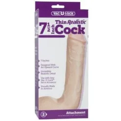 Realistic Cock Thin 7 – Gode Vac-U-Lock – Doc Jonhson